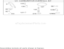 Carburetor Overhaul Kit Assembly Briggs and Stratton 219907-0170-E1 Diagram and Parts List for 71209 250005001-250999999 - 2005 Toro Lawn Tractor