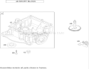 Crankcase Assembly Briggs and Stratton 219907-0170-E1 Diagram and Parts List for 71209 250005001-250999999 - 2005 Toro Lawn Tractor