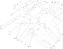 Height-of-Cut Assembly Diagram and Parts List for 71209 250005001-250999999 - 2005 Toro Lawn Tractor