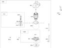 Starter Assembly Briggs and Stratton 219907-0170-E1 Diagram and Parts List for 71209 250005001-250999999 - 2005 Toro Lawn Tractor