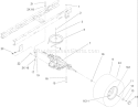 5 Speed Transaxle Assembly Diagram and Parts List for 71209 250005001-250999999 - 2005 Toro Lawn Tractor