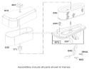 Page J Diagram and Parts List for 71209 9900001-9999999 - 1999 Toro Lawn Tractor