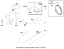 Page K Diagram and Parts List for 71209 9900001-9999999 - 1999 Toro Lawn Tractor