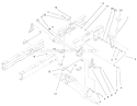 Height Of Cut Components Assembly Diagram and Parts List for 71209 9900001-9999999 - 1999 Toro Lawn Tractor