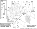 Engine Briggs & Stratton Model 28m707-1122-E1 Diagram and Parts List for 71209 9900001-9999999 - 1999 Toro Lawn Tractor