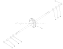 Hydro Transaxle Assembly (cont.) Diagram and Parts List for 71212 200000001-200999999 - 2000 Toro Lawn Tractor