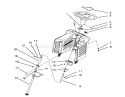 Steering Assembly Diagram and Parts List for 71191 4900001-4999999 - 1994 Toro Lawn Tractor