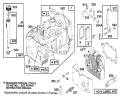 Engine Briggs & Stratton Model 28m707-0122-01 Diagram and Parts List for 71191 4900001-4999999 - 1994 Toro Lawn Tractor
