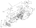 Electrical Assembly Diagram and Parts List for 71191 5900001-5910000 - 1995 Toro Lawn Tractor