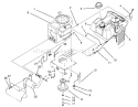 Engine Assembly Diagram and Parts List for 71191 5900001-5910000 - 1995 Toro Lawn Tractor