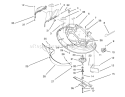 Housing & Spindle Assembly (38" Cutting Unit)(model No. 71191 Only) Diagram and Parts List for 71213 59100001-59999999 - 1995 Toro Lawn Tractor