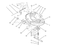 Housing & Spindle Assembly (38" Cutting Unit)(model No. 71213 Only) Diagram and Parts List for 71213 59100001-59999999 - 1995 Toro Lawn Tractor