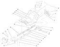 Frame Assembly Diagram and Parts List for 71215 7900001-7999999 - 1997 Toro Lawn Tractor