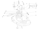 Pulley & Belt Assembly (38" Cutting Unit) Diagram and Parts List for 71215 7900001-7999999 - 1997 Toro Lawn Tractor