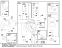 Page K Diagram and Parts List for 71215 8900001-8999999 - 1998 Toro Lawn Tractor