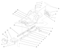 Frame Assembly Diagram and Parts List for 71215 8900001-8999999 - 1998 Toro Lawn Tractor