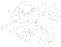 Height Of Cut Assembly Diagram and Parts List for 71215 8900001-8999999 - 1998 Toro Lawn Tractor