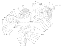 Engine & Gas Tank Assembly Diagram and Parts List for 71215 8900001-8999999 - 1998 Toro Lawn Tractor