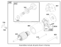 Engine Briggs & Stratton Model 28n707-1131-E1 Diagram and Parts List for 71215 8900001-8999999 - 1998 Toro Lawn Tractor
