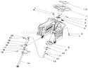 Steering Assembly Diagram and Parts List for 71216 59000001-59999999 - 1995 Toro Lawn Tractor