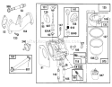Page R Diagram and Parts List for 71217 6900001-6999999 - 1996 Toro Lawn Tractor