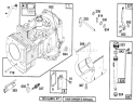 Engine Briggs & Stratton Model 28n707-0131-01 Diagram and Parts List for 71217 6900001-6999999 - 1996 Toro Lawn Tractor