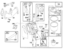 Page H Diagram and Parts List for 71217 6900001-6999999 - 1996 Toro Lawn Tractor