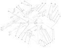 Height Of Cut Assembly Diagram and Parts List for 71217 7900001-7999999 - 1997 Toro Lawn Tractor
