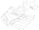 Part Location Diagram of 93-3834-03 Toro Support-Front Axle