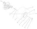 Rear Axle Assembly Diagram and Parts List for 71218 7900001-7999999 - 1997 Toro Lawn Tractor