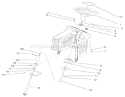 Steering Assembly Diagram and Parts List for 71218 7900001-7999999 - 1997 Toro Lawn Tractor