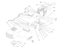 Hood Assembly Diagram and Parts List for 71219 7900001-7999999 - 1997 Toro Lawn Tractor