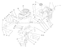 Engine & Gas Tank Assembly Diagram and Parts List for 71219 7900001-7999999 - 1997 Toro Lawn Tractor