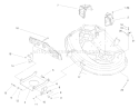Suspension Assembly (38" Cutting Unit) Diagram and Parts List for 71219 8900001-8999999 - 1998 Toro Lawn Tractor