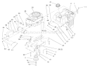 Engine & Gas Tank Assembly Diagram and Parts List for 71219 8900001-8999999 - 1998 Toro Lawn Tractor