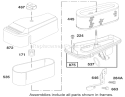 Page J Diagram and Parts List for 71198 9900001-9999999 - 1999 Toro Lawn Tractor