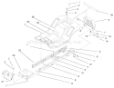 Frame & Body Assembly Diagram and Parts List for 71198 9900001-9999999 - 1999 Toro Lawn Tractor