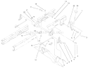 Height Of Cut Components Diagram and Parts List for 71198 9900001-9999999 - 1999 Toro Lawn Tractor