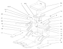Rear Body & Seat Assembly Diagram and Parts List for 71198 9900001-9999999 - 1999 Toro Lawn Tractor