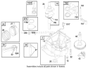 Page H Diagram and Parts List for 71198 9900001-9999999 - 1999 Toro Lawn Tractor