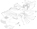Hood & Tower Assembly Diagram and Parts List for 71221 9900001-9999999 - 1999 Toro Lawn Tractor