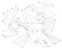 Steering Assembly Diagram and Parts List for 71221 9900001-9999999 - 1999 Toro Lawn Tractor