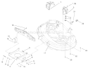 38" Deck Engagement Assembly Diagram and Parts List for 71221 9900001-9999999 - 1999 Toro Lawn Tractor
