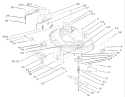 38in Deck Assembly Diagram and Parts List for 71223 230000001-230999999 - 2003 Toro Lawn Tractor