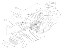 Electrical Assembly Diagram and Parts List for 71223 230000001-230999999 - 2003 Toro Lawn Tractor