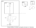 Oil Filter, Tube and Pump Assembly Engine Briggs and Stratton Model 286H77-0121-E1 Diagram and Parts List for 71223 230000001-230999999 - 2003 Toro Lawn Tractor