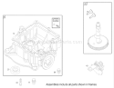 Crankcase Assembly Engine Briggs and Stratton Model 286H77-0121-E1 Diagram and Parts List for 71223 230000001-230999999 - 2003 Toro Lawn Tractor