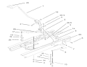 Shift Assembly Diagram and Parts List for 71223 240000001-240999999 - 2004 Toro Lawn Tractor
