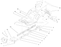 Frame & Body Assembly Diagram and Parts List for 71226 200000001-200999999 - 2000 Toro Lawn Tractor