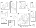 Page E Diagram and Parts List for 71226 200000001-200999999 - 2000 Toro Lawn Tractor